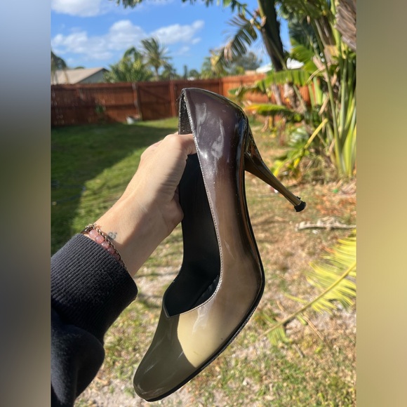 Green ombré Stuart Weitzman pumps size 10 - Picture 6 of 14